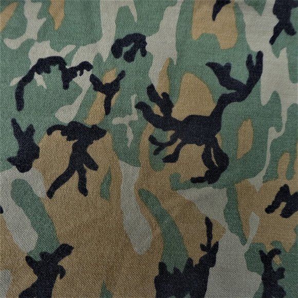 27x23 Tory Burch Designer Cropped Camo Jean Cotton Spandex Gold Logo Hardware - Picture 8 of 12